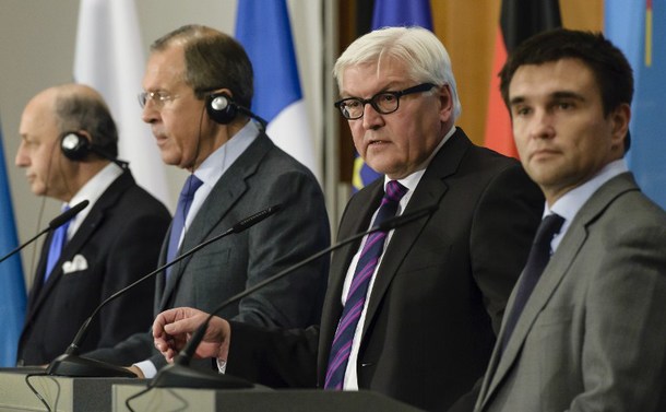 ກອງປະຊຸມລັດຖະມົນຕີການຕ່າງປະເທດເຢຍລະມັນ,ຝລັ່ງ,ລັດເຊຍແລະຢູແກຼນຢູ່Berlin